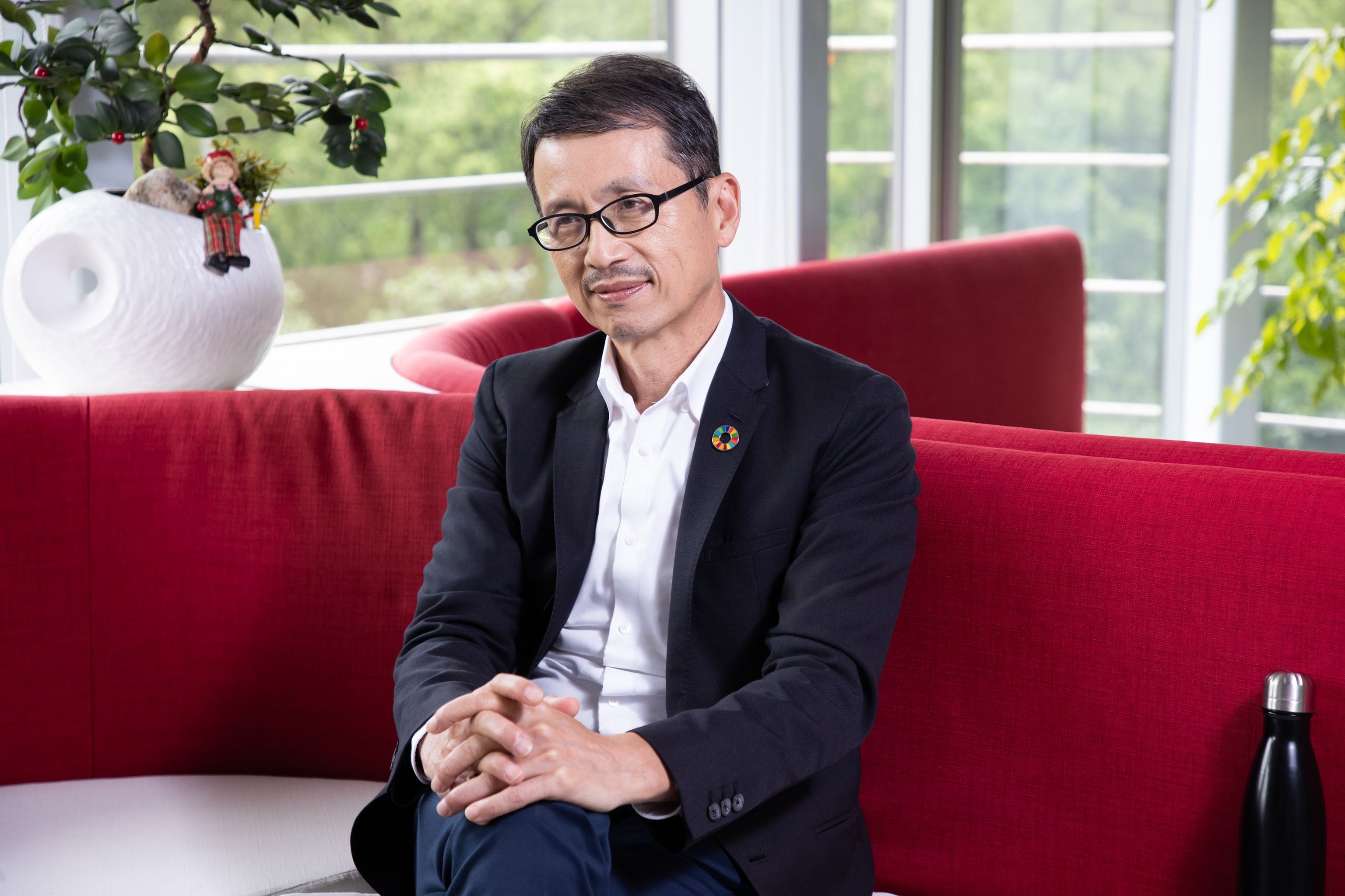 台灣中外製藥董事長陳榮華說，企業除了帶頭減塑力行環保，也影響同業一起愛地球。圖／聯合報系資料照