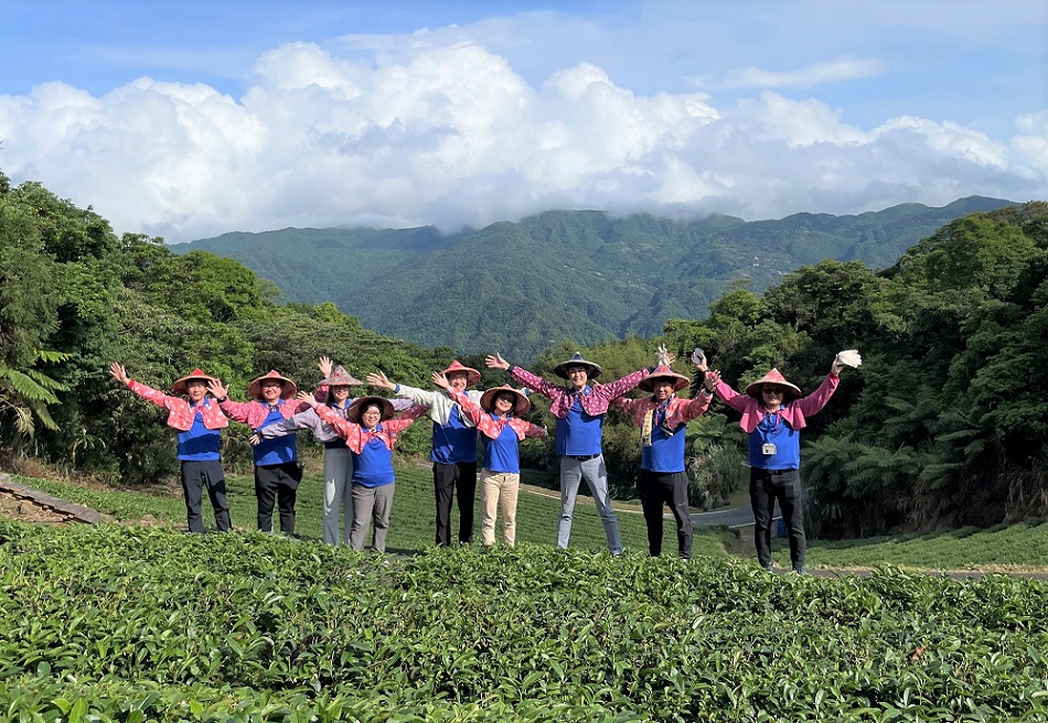 Chugai Pharma Taiwan sponsored non-toxic BlueMagpie tea garden in 2023